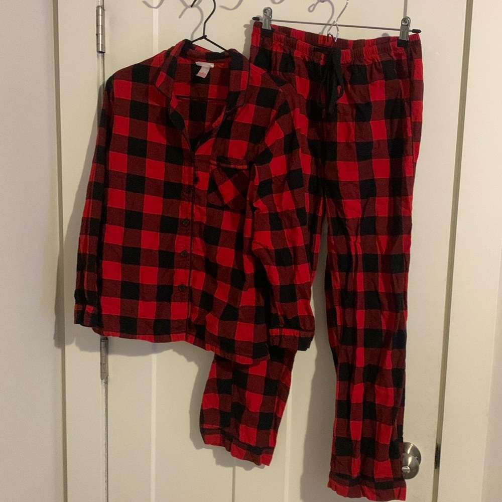 wondershop plaid pajama set